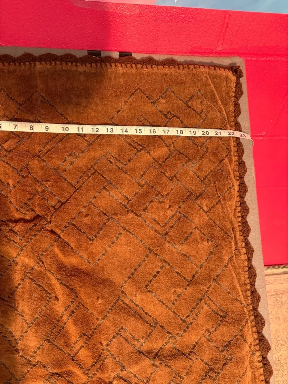 Handmade Patchwork Throw Blanket in Multicolor